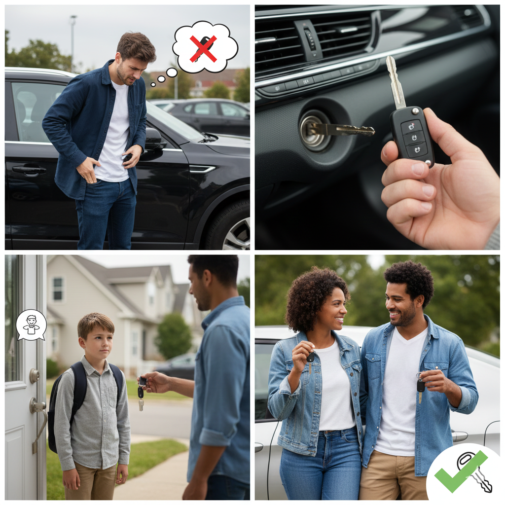 Read more about the article Les 10 Situations Où Vous Avez Absolument Besoin d’un Double de Clé de Voiture