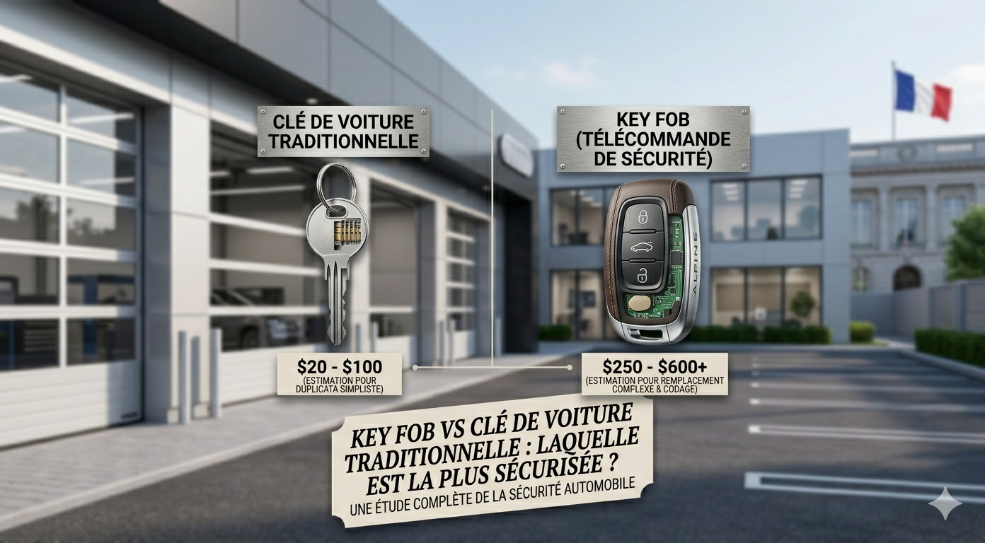 Read more about the article Key Fob vs Clé de voiture traditionnelle : laquelle est la plus sécurisée ?